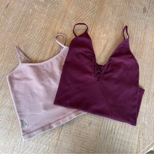 Free People intimately tank tops purple medium and large
